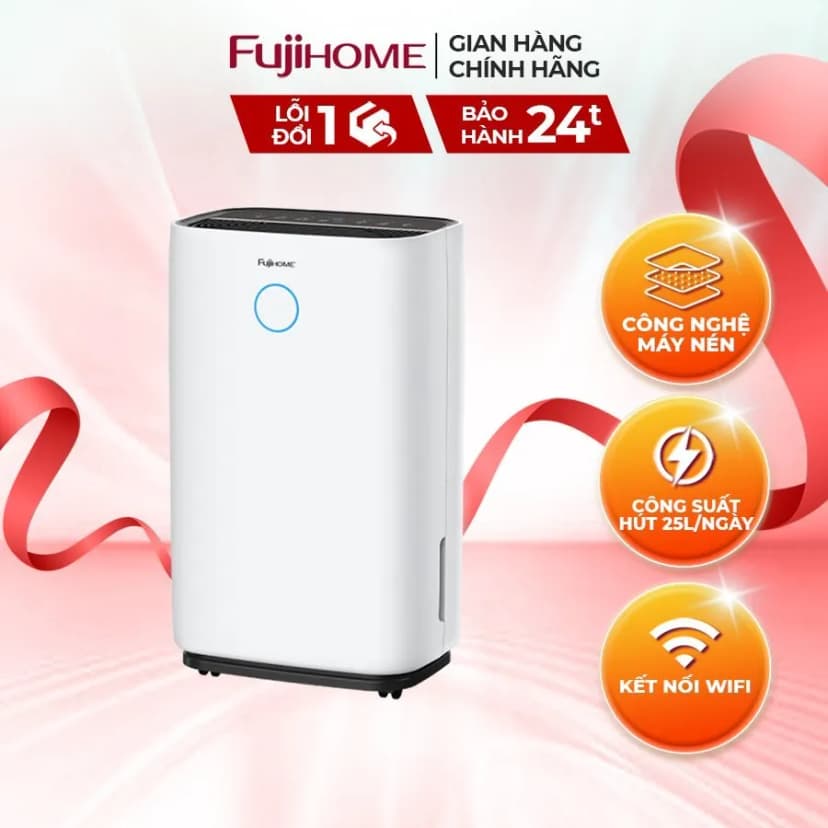 Máy hút ẩm kết hợp lọc không khí FUJIHOME DH14W-HEPA - Giá rẻ nhất hôm nay - Ảnh 23