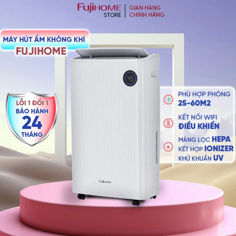 Máy hút ẩm kết hợp lọc không khí Fujihome DHP05-MINI - Giá rẻ nhất hôm nay - Ảnh 16