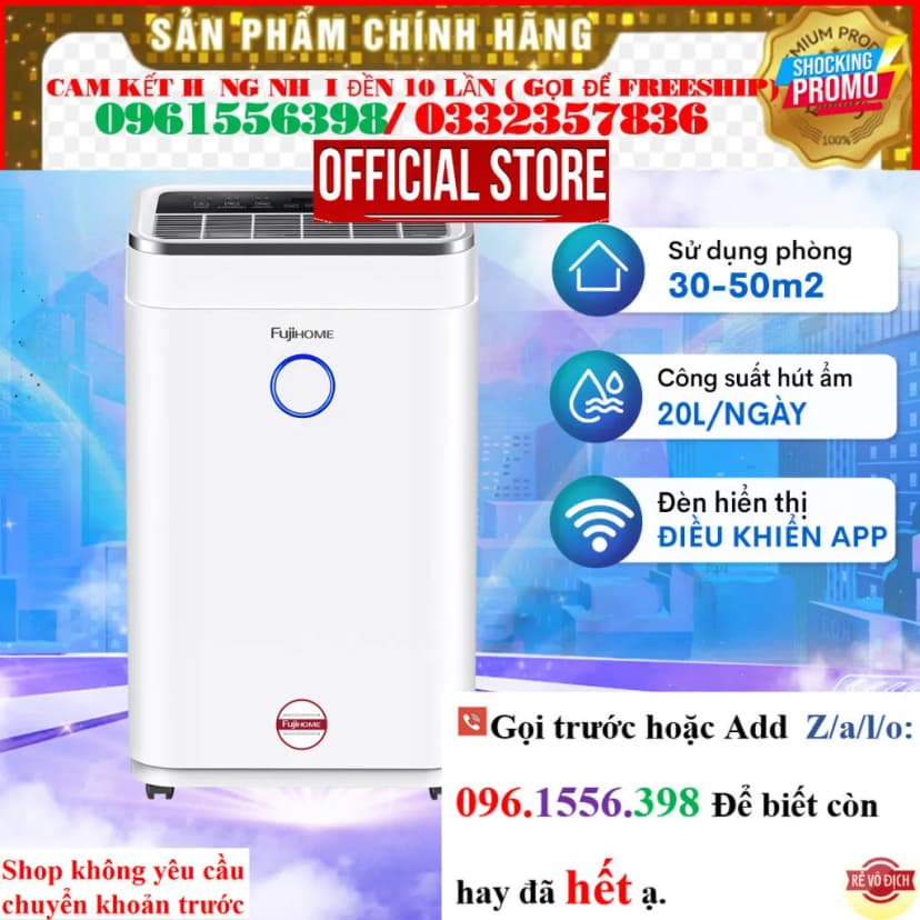 Máy hút ẩm kết hợp lọc không khí Fujihome DHP05-MINI - Giá rẻ nhất hôm nay - Ảnh 20