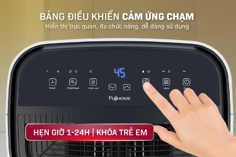 Máy hút ẩm kết hợp lọc không khí Fujihome DHP05-MINI - Giá rẻ nhất hôm nay - Ảnh 48
