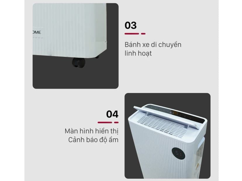 Máy hút ẩm kết hợp lọc không khí Fujihome DHP05-MINI - Giá rẻ nhất hôm nay - Ảnh 10