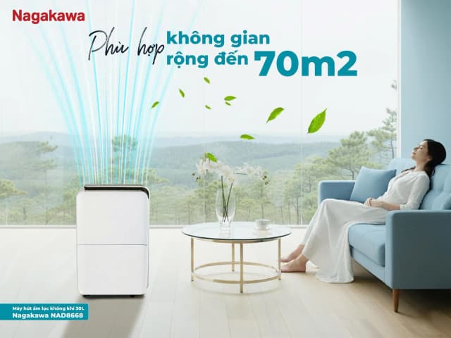 So sánh giá Máy hút ẩm kết hợp lọc không khí Nagakawa NAD8668 rẻ nhất? - Ảnh 12