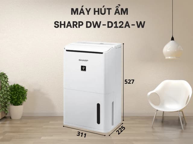 So sánh giá Máy hút ẩm Sharp DW-D12A-W rẻ nhất? - Ảnh 9