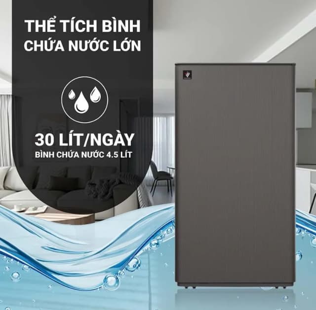 So sánh giá Máy hút ẩm kết hợp lọc không khí Sharp DW-T30FV-H rẻ nhất? - Ảnh 7