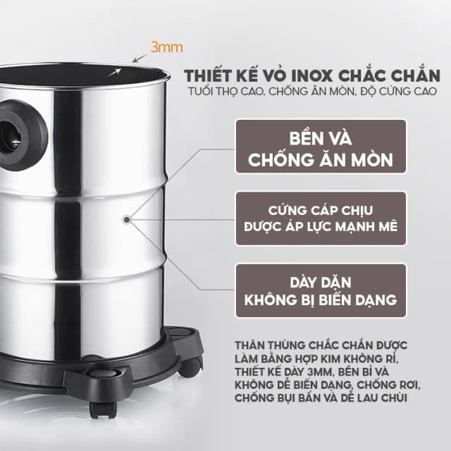 So sánh giá Máy hút bụi công nghiệp FUJIHOME VC35 rẻ nhất? - Ảnh 7
