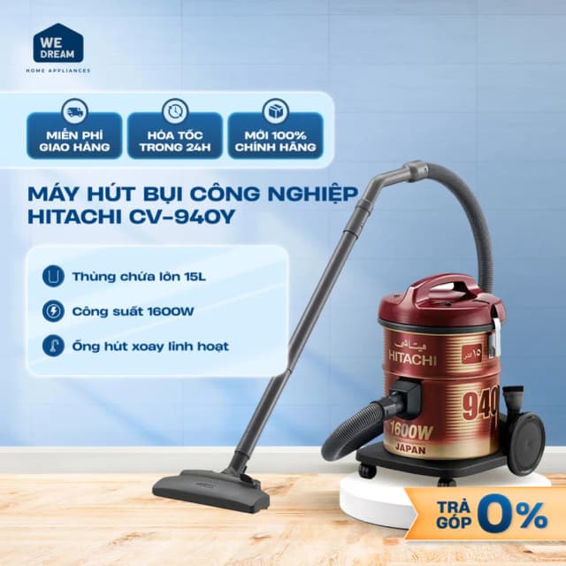 So sánh giá Máy hút bụi công nghiệp Hitachi CV-940Y 24CV WR rẻ nhất? - Ảnh 13