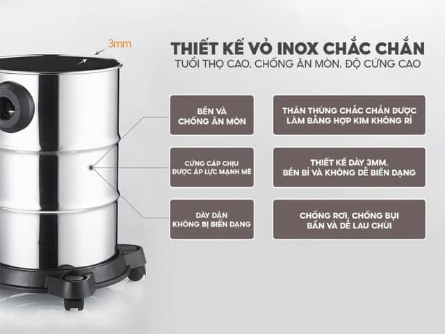 So sánh giá Máy hút bụi dạng hộp FUJIHOME VC15 rẻ nhất? - Ảnh 5