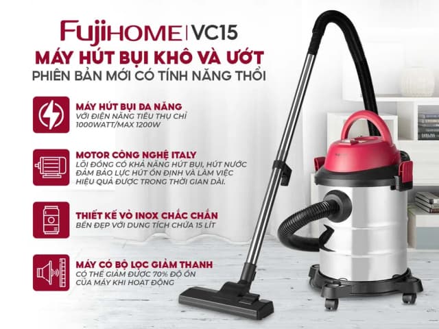 So sánh giá Máy hút bụi dạng hộp FUJIHOME VC15 rẻ nhất? - Ảnh 7
