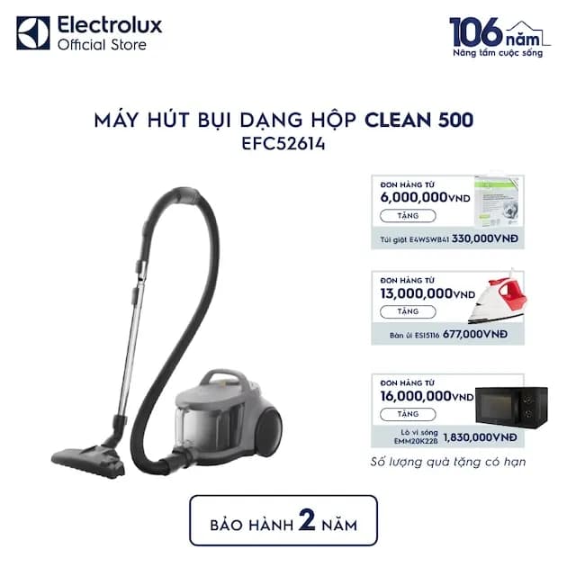 So sánh giá Máy hút bụi dạng hộp Electrolux Clean 500 EFC52614 rẻ nhất? - Ảnh 4