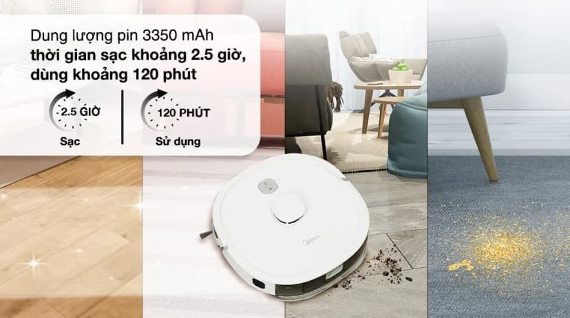 So sánh giá Máy hút bụi lau nhà Midea MAT02APWH - Tìm sản phẩm giá rẻ nhất - Ảnh 17