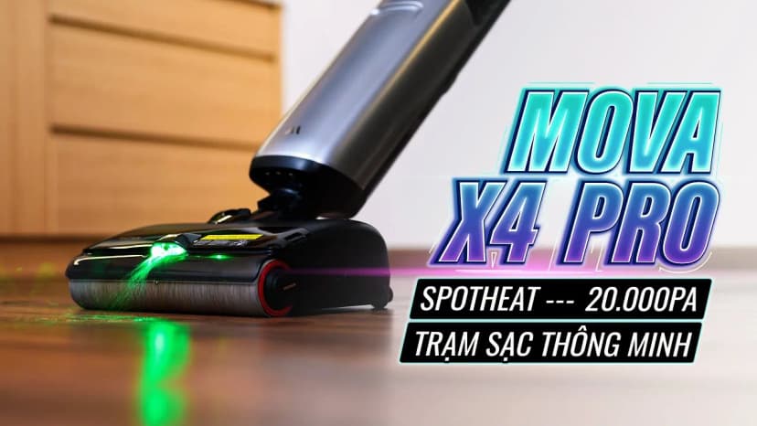 So sánh giá Máy hút bụi lau nhà Mova X4 Pro - Tìm sản phẩm giá rẻ nhất - Ảnh 9
