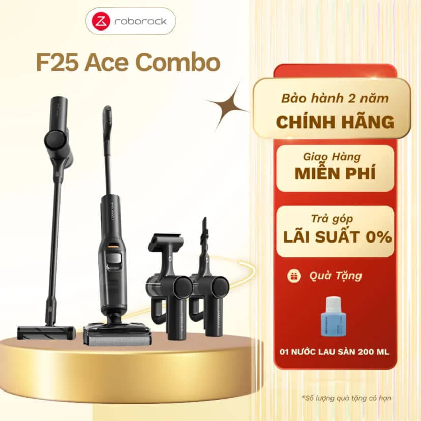 So sánh giá Máy hút bụi lau nhà Roborock F25 ACE Combo - Tìm sản phẩm giá rẻ nhất - Ảnh 1