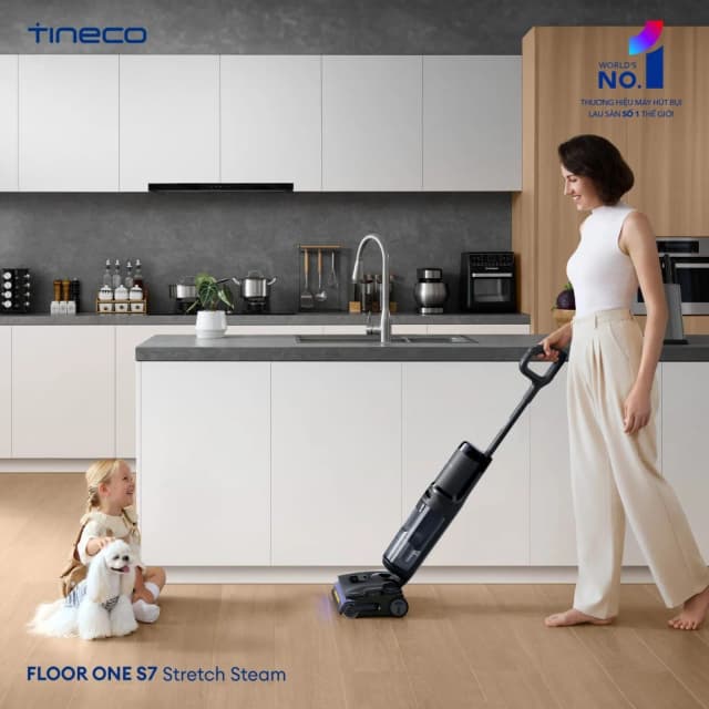 So sánh giá Máy hút bụi lau nhà Tineco Floor One S7 Stretch Steam rẻ nhất? - Ảnh 12