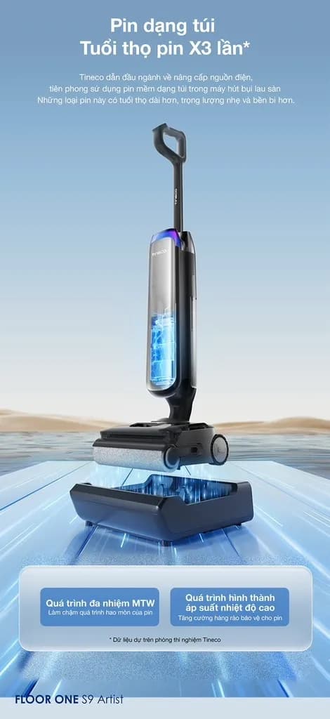 So sánh giá Máy hút bụi lau nhà Tineco Floor One S9 Artist FW2C0200ID rẻ nhất? - Ảnh 4