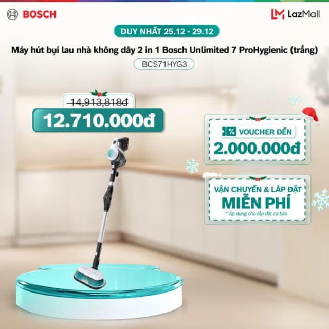So sánh giá Máy hút bụi lau nhà Bosch BCS71HYG3 rẻ nhất? - Ảnh 14