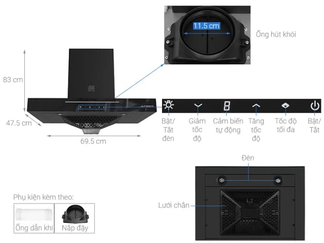 Top 1 so sánh giá Máy hút mùi âm tủ Hawonkoo HRH-703 - Tìm sản phẩm giá rẻ nhất - Ảnh 31