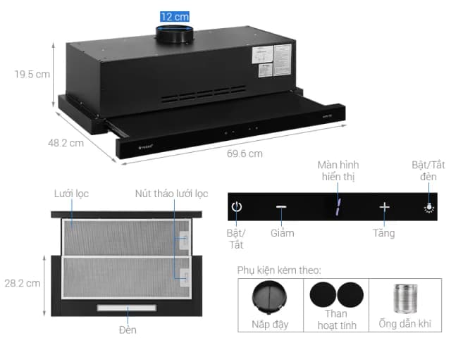 Top 1 so sánh giá Máy hút mùi âm tủ Hawonkoo HRH-703 - Tìm sản phẩm giá rẻ nhất - Ảnh 42