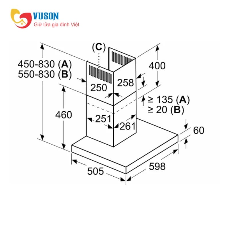 So sánh giá Máy hút mùi áp tường Bosch DWB67BK61T - Tìm sản phẩm giá rẻ nhất - Ảnh 9
