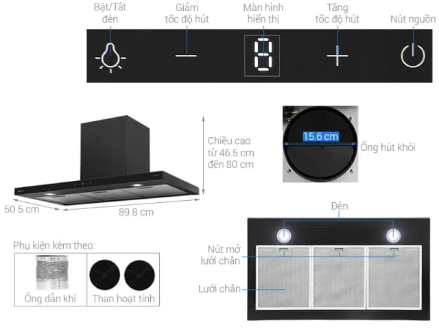 So sánh giá Máy hút mùi áp tường Panasonic FV-TX9ADBYUE rẻ nhất? - Ảnh 11
