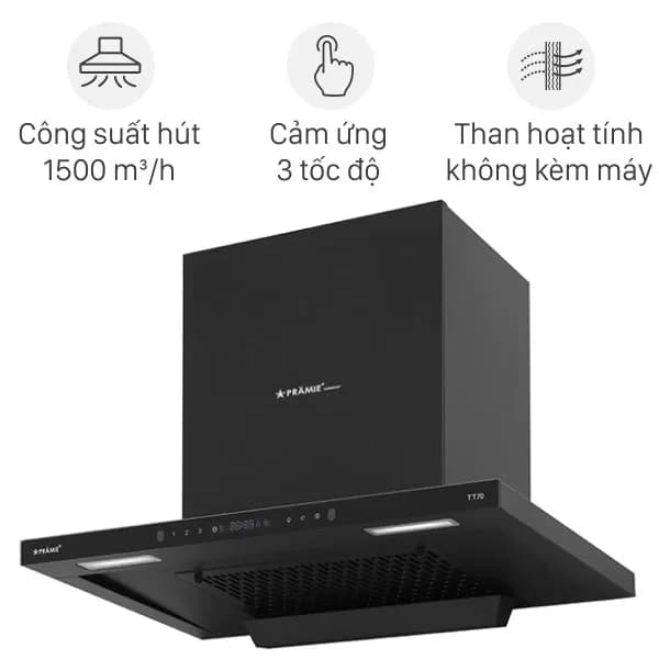 Máy hút mùi áp tường Pramie TT70 - Ảnh 3