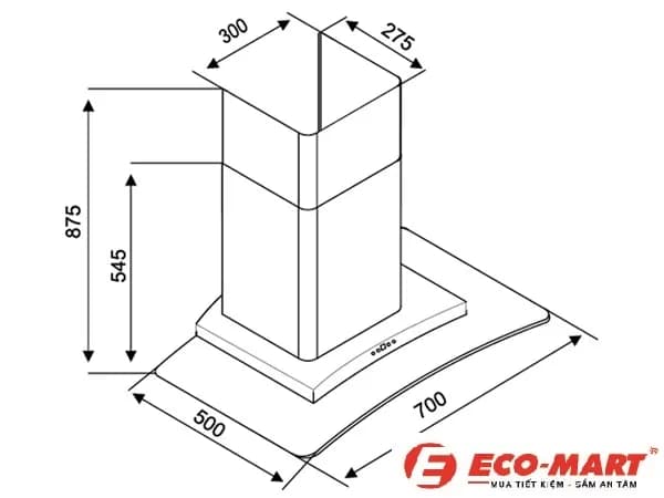 Top 1 so sánh giá Máy hút mùi kính cong Kocher K-226V - 70 cm - Tìm sản phẩm giá rẻ nhất - Ảnh 16