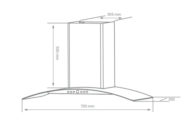 Top 1 so sánh giá Máy hút mùi kính cong Kocher K-226V - 70 cm - Tìm sản phẩm giá rẻ nhất - Ảnh 3