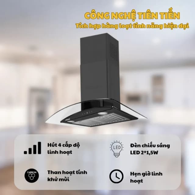 Top 1 so sánh giá Máy hút mùi kính cong Kocher K-226V - 70 cm - Tìm sản phẩm giá rẻ nhất - Ảnh 7