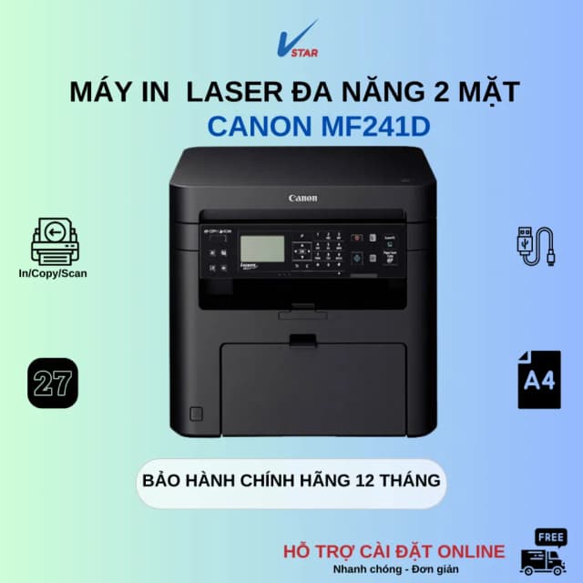 Top 1 so sánh giá Máy in laser trắng đen đa năng Canon MF241d - Tìm sản phẩm giá rẻ nhất - Ảnh 18