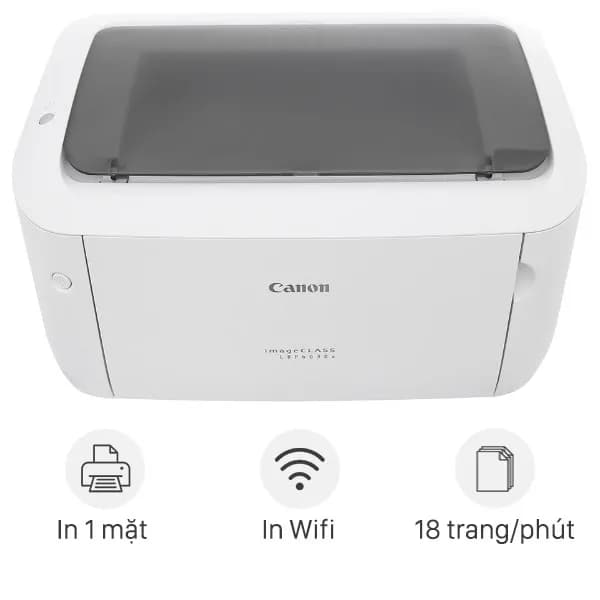 Máy in laser trắng đen đơn năng Canon LBP6030W Wifi - Ảnh 2