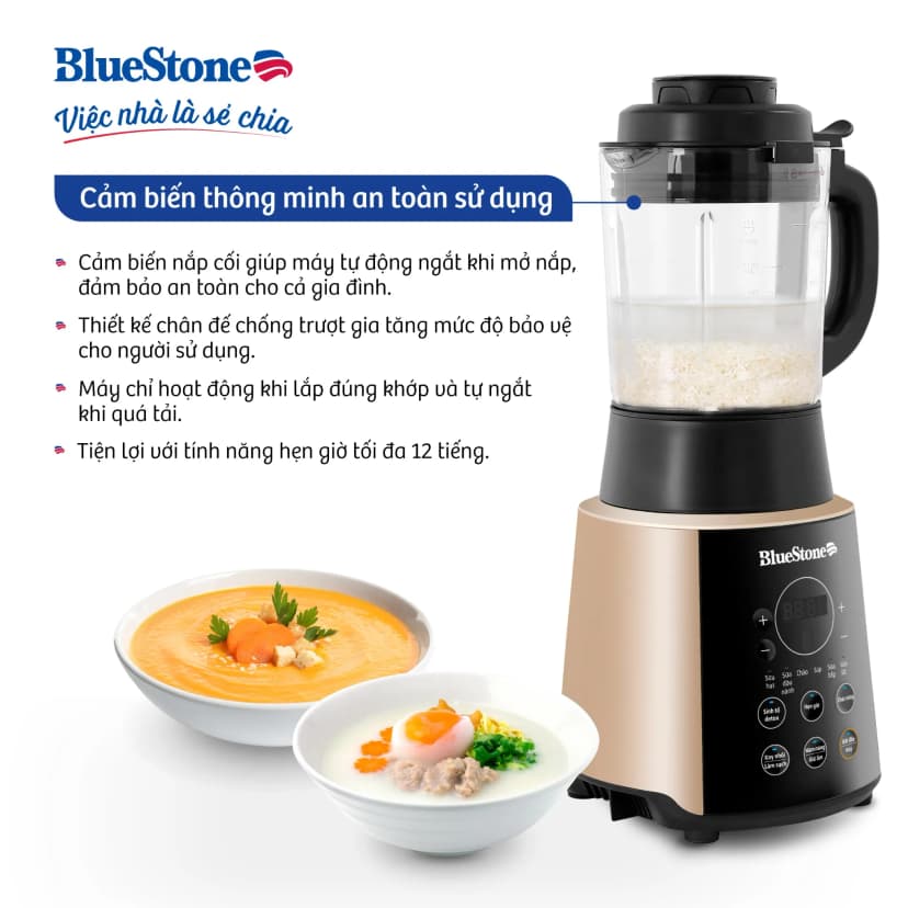 So sánh giá Máy làm sữa hạt đa năng Bluestone BLB-6041 - Tìm sản phẩm giá rẻ nhất - Ảnh 6
