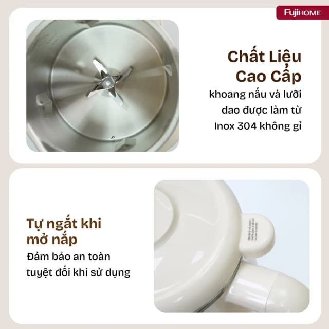 So sánh giá Máy làm sữa hạt đa năng Fujihome SM836 rẻ nhất? - Ảnh 18