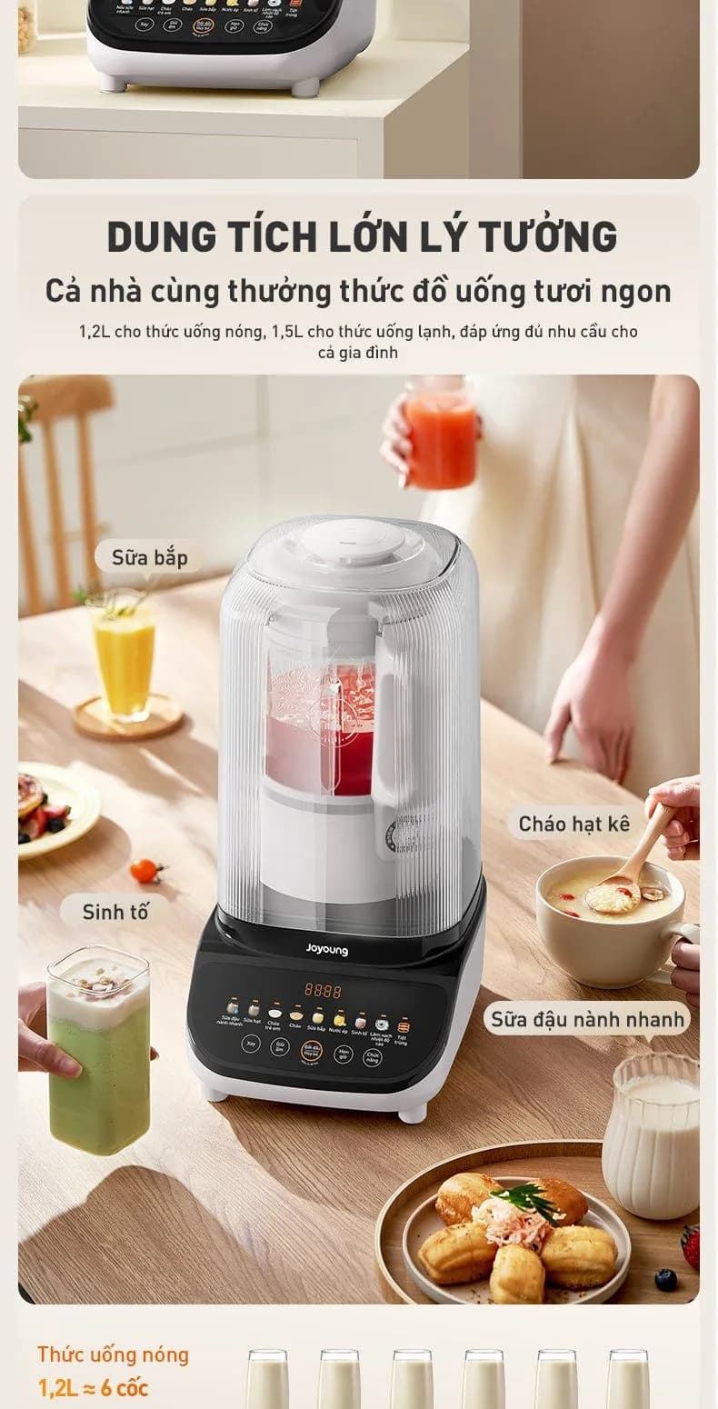 Máy làm sữa hạt đa năng Joyoung JHSB-602 Pro - Giá rẻ nhất hôm nay - Ảnh 47