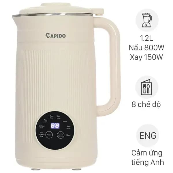 Máy làm sữa hạt đa năng Rapido RHB-800DM - Giá rẻ nhất hôm nay - Ảnh 2