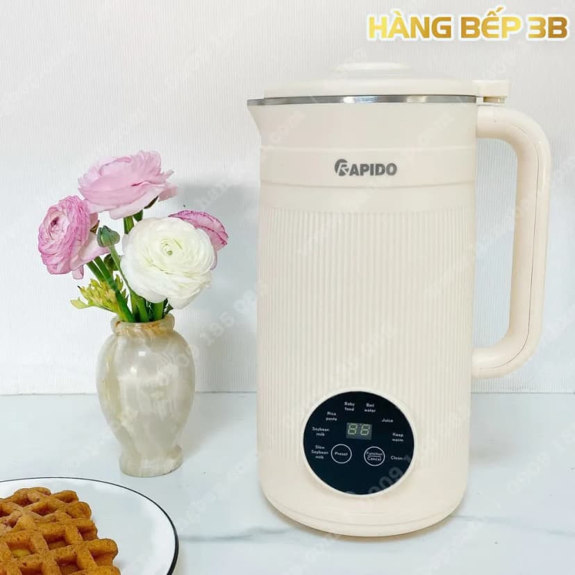 Máy làm sữa hạt đa năng Rapido RHB-800DM - Giá rẻ nhất hôm nay - Ảnh 12