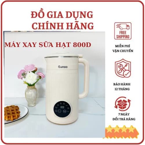 Máy làm sữa hạt đa năng Rapido RHB-800DM - Giá rẻ nhất hôm nay - Ảnh 16