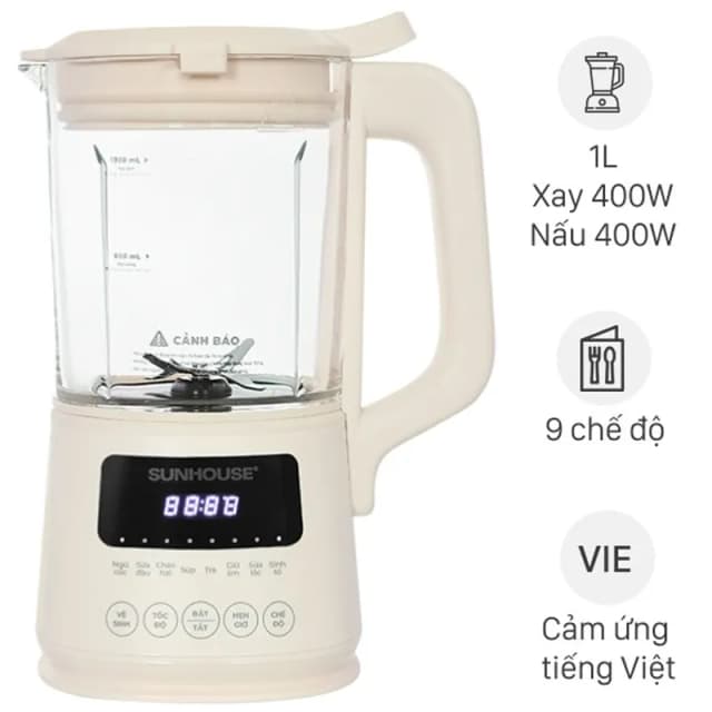 Top 1 so sánh giá Máy làm sữa hạt đa năng Sunhouse SHD5261 - Tìm sản phẩm giá rẻ nhất - Ảnh 2