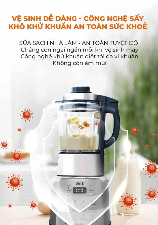 So sánh giá Máy làm sữa hạt đa năng Unie V9S Pro rẻ nhất? - Ảnh 18