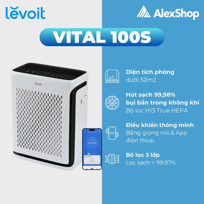 So sánh giá Máy lọc không khí Levoit Vital 100s 32W - Tìm sản phẩm giá rẻ nhất - Ảnh 15