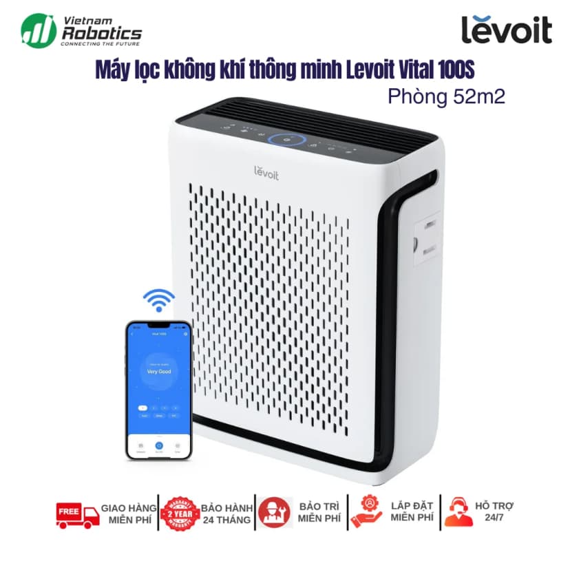 So sánh giá Máy lọc không khí Levoit Vital 100s 32W - Tìm sản phẩm giá rẻ nhất - Ảnh 7
