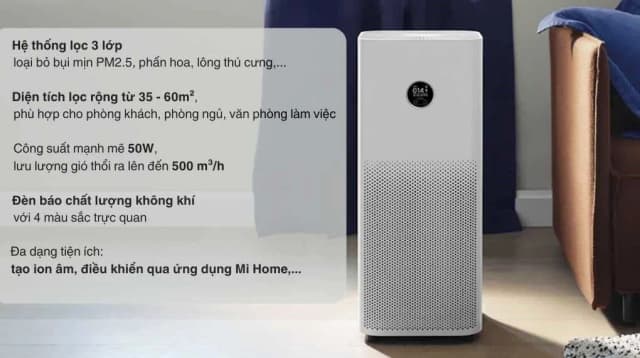 So sánh giá Máy lọc không khí Xiaomi Smart Air Purifier 4 Pro (BHR5056EU) 50W rẻ nhất? - Ảnh 11