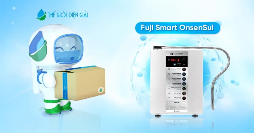 So sánh giá Máy lọc nước điện giải ion kiềm Fuji Smart OnsenSui 5 tấm điện cực - Tìm sản phẩm giá rẻ nhất - Ảnh 3