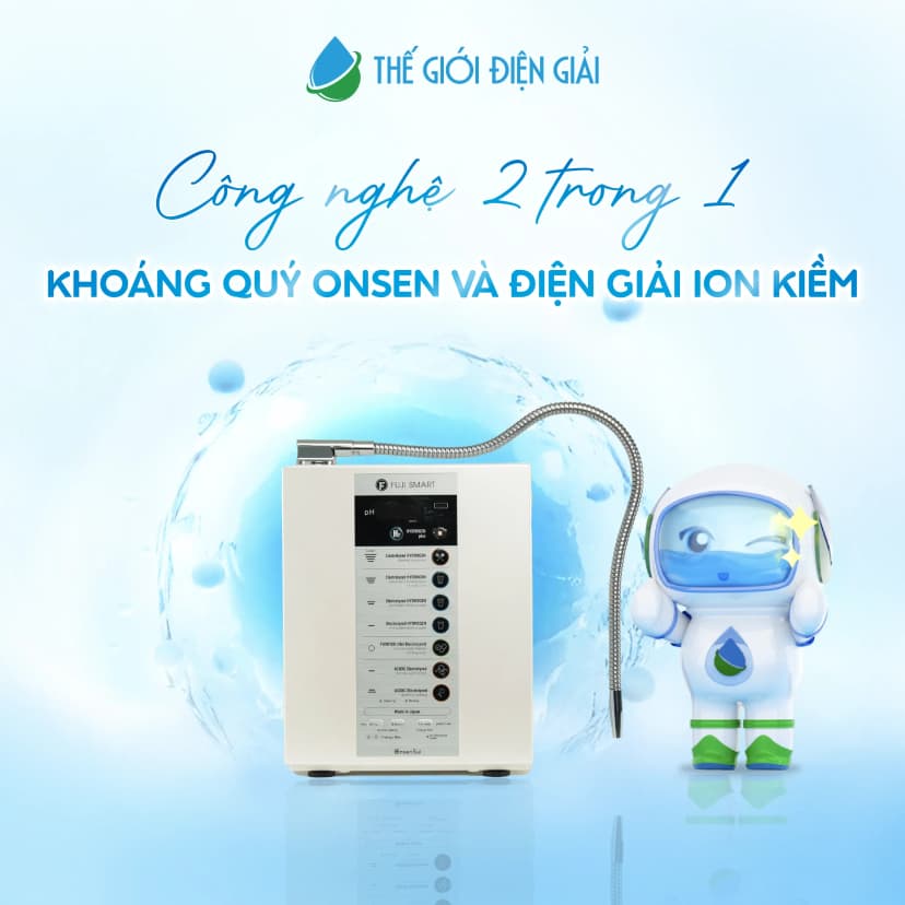 So sánh giá Máy lọc nước điện giải ion kiềm Fuji Smart OnsenSui 5 tấm điện cực - Tìm sản phẩm giá rẻ nhất - Ảnh 4