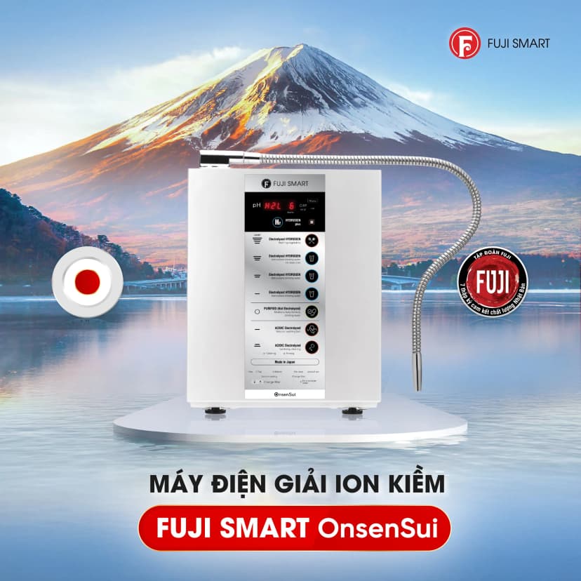 So sánh giá Máy lọc nước điện giải ion kiềm Fuji Smart OnsenSui 5 tấm điện cực - Tìm sản phẩm giá rẻ nhất - Ảnh 5