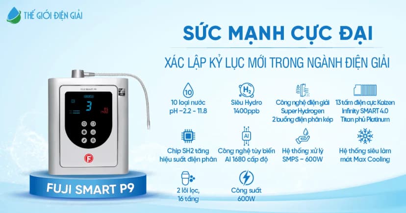 So sánh giá Máy lọc nước điện giải ion kiềm Fuji Smart Petto 99 9 tấm điện cực - Tìm sản phẩm giá rẻ nhất - Ảnh 13