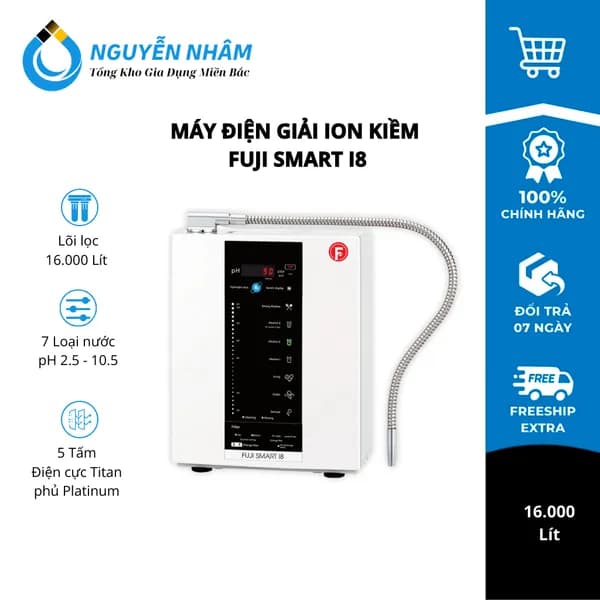So sánh giá Máy lọc nước điện giải ion kiềm Fuji Smart Petto 99 9 tấm điện cực - Tìm sản phẩm giá rẻ nhất - Ảnh 15