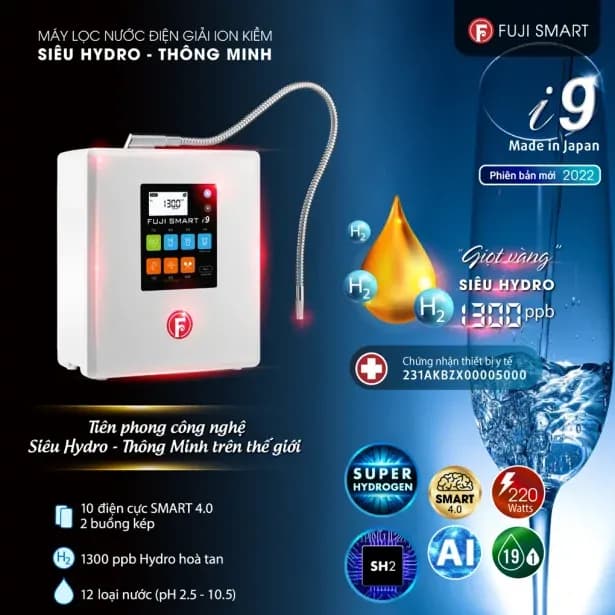 So sánh giá Máy lọc nước điện giải ion kiềm Fuji Smart Petto 99 9 tấm điện cực - Tìm sản phẩm giá rẻ nhất - Ảnh 5