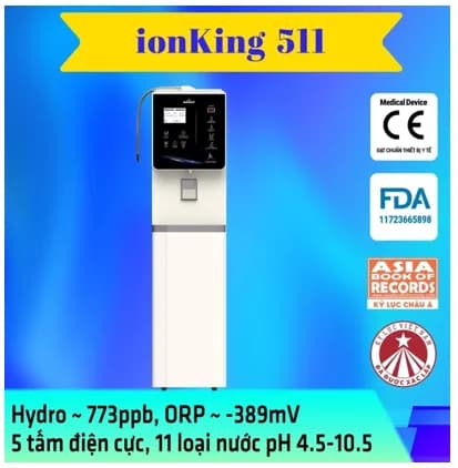 Top 1 so sánh giá Máy lọc nước điện giải ion kiềm nóng nguội lạnh ROBOT IonKing 511X 5 tấm điện cực - Tìm sản phẩm giá rẻ nhất - Ảnh 50