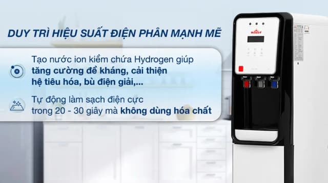 Top 1 so sánh giá Máy lọc nước điện giải ion kiềm nóng nguội lạnh ROBOT IonKing 511X 5 tấm điện cực - Tìm sản phẩm giá rẻ nhất - Ảnh 61