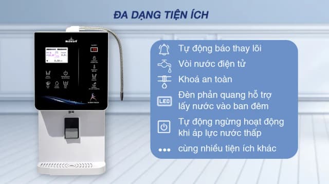 Top 1 so sánh giá Máy lọc nước điện giải ion kiềm nóng nguội lạnh ROBOT IonKing 511X 5 tấm điện cực - Tìm sản phẩm giá rẻ nhất - Ảnh 63