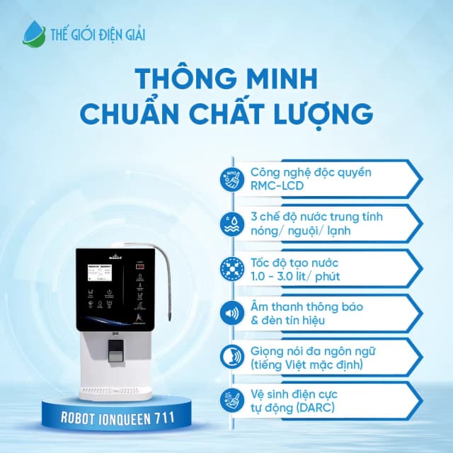 So sánh giá Máy lọc nước điện giải ion kiềm nóng nguội lạnh ROBOT IonKing 912X 9 tấm điện cực rẻ nhất? - Ảnh 17